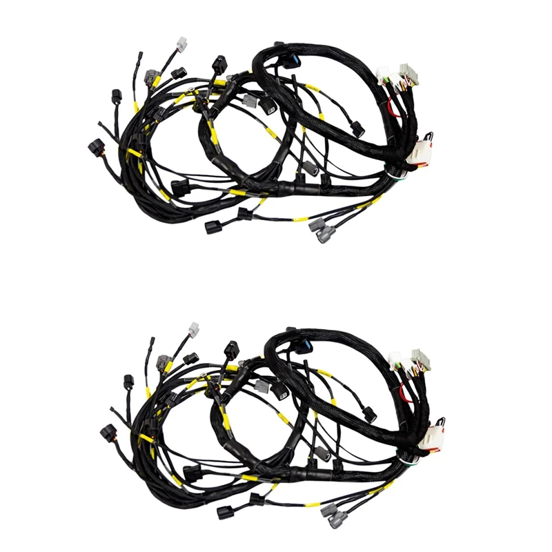 2X K20 K24 K-Series Tucked Engine Harness For Honda Acura K-Swap Integra CRX EK EG
2X K20 K24 K-Series Tucked Engine Harness For Honda Acura K-Swap Integra CRX EK EG