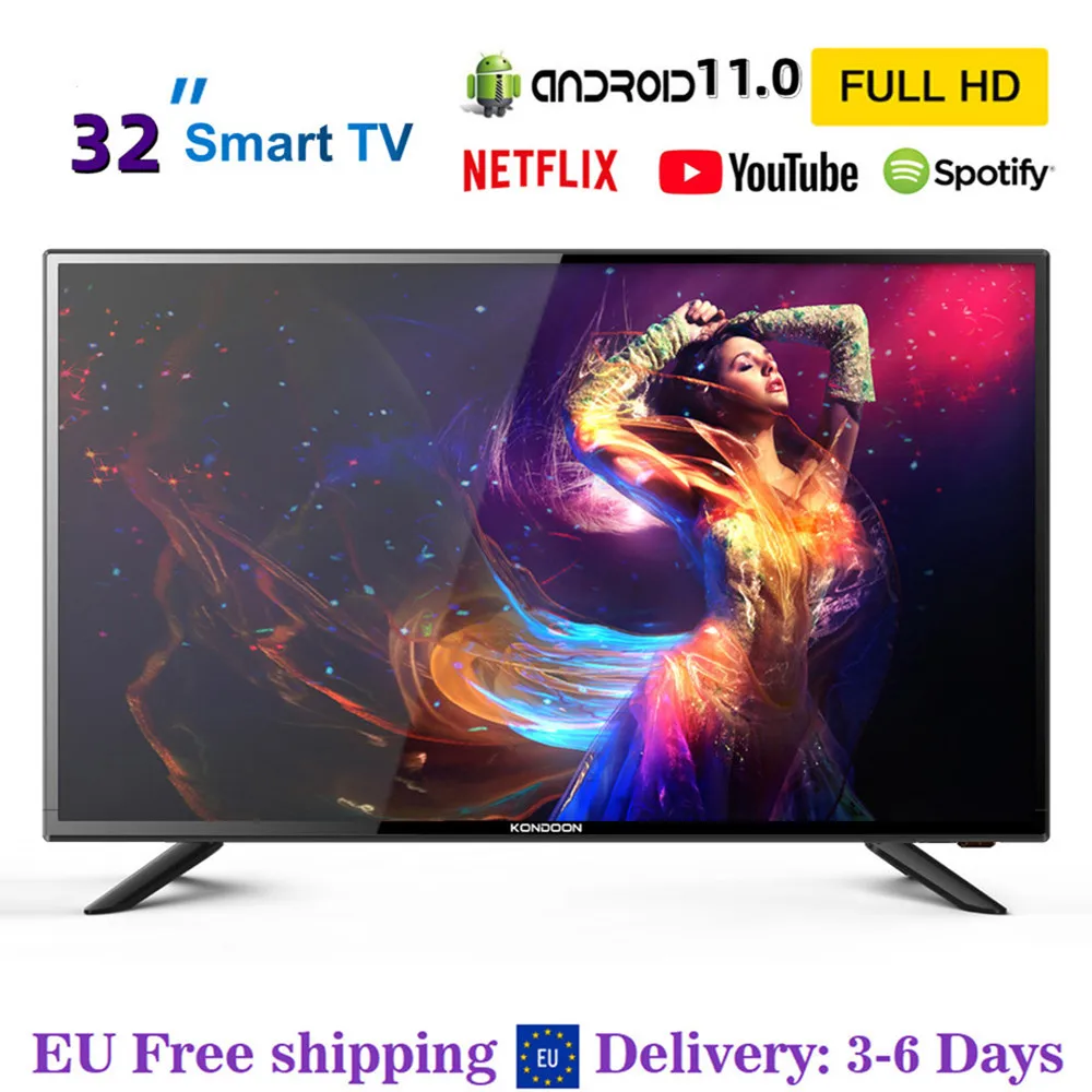 Smart TV Android 11.0 32" Wifi HD TV Class A 31"-39" Intelligent LED Television DVB-T2/C/S2 Ultra Thin Kondoon From Poland
Smart TV Android 11.0 32" Wifi HD TV Class A 31"-39" Intelligent LED Television DVB-T2/C/S2 Ultra Thin Kondoon From Poland