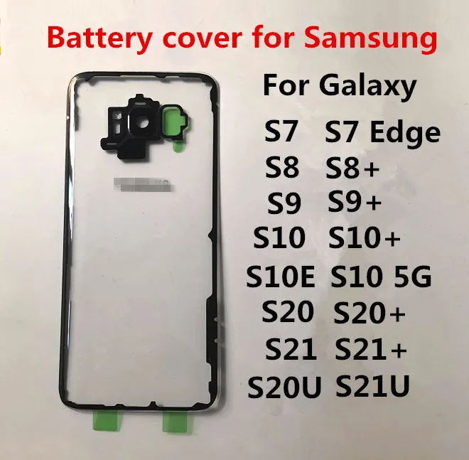 Transparent Back Cover For Samsung Galaxy S6 S7 Edge S8 S9 Plus S10 5G S20 S21 Ultra S10E Housing Battery Door Repair Rear Case
Transparent Back Cover For Samsung Galaxy S6 S7 Edge S8 S9 Plus S10 5G S20 S21 Ultra S10E Housing Battery Door Repair Rear Case