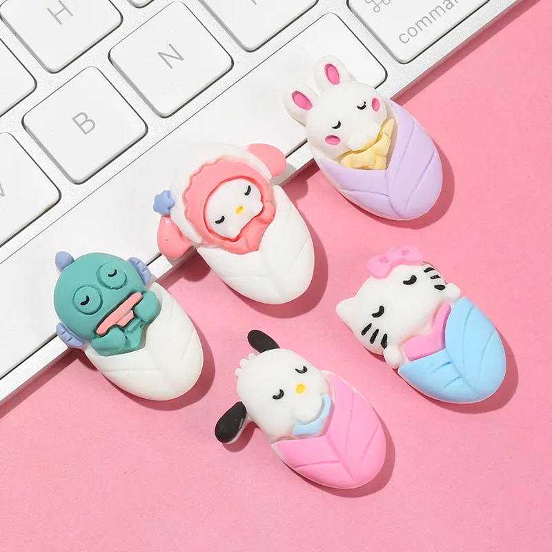 6Pcs Kawaii Sanrio Patch My Melody Cinnamoroll Hello Kittys cute Cartoon Anime Diy Material Resin Accessories Toys for Girl Gift
6Pcs Kawaii Sanrio Patch My Melody Cinnamoroll Hello Kittys cute Cartoon Anime Diy Material Resin Accessories Toys for Girl Gift