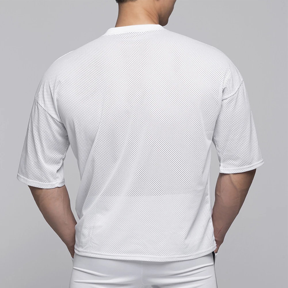 Men Summer Short Sleeve T-shirt Mesh Patchwork Streetwear Top Crew Neck 2023 Tee Sexy Breathable Camisetas Workout Sportswear A5
Men Summer Short Sleeve T-shirt Mesh Patchwork Streetwear Top Crew Neck 2023 Tee Sexy Breathable Camisetas Workout Sportswear A5