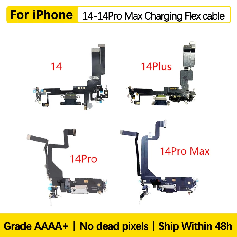 Charging Flex Cable For iphone 14 14Pro Max 14 Pro 14 Plus USB Charger Port Dock Connector With Mic Flex For iPhone
Charging Flex Cable For iphone 14 14Pro Max 14 Pro 14 Plus USB Charger Port Dock Connector With Mic Flex For iPhone
