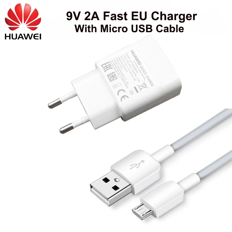 HUAWEI P8 G9 lite USB Charger 9V2A Micro USB Data Cable Wall Travel adapter For P20 Mate 20 Pro P6 P7 P8 honor 4 5 6 G7 8 9 Plus
HUAWEI P8 G9 lite USB Charger 9V2A Micro USB Data Cable Wall Travel adapter For P20 Mate 20 Pro P6 P7 P8 honor 4 5 6 G7 8 9 Plus