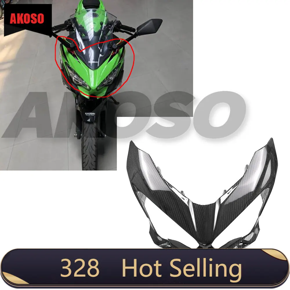 100% Full Dry 3K Carbon Fiber For Kawasaki Ninja 400 2018-2022 Front Fairing Motorcycle Accessories Parts Fairings Cowls Kit
100% Full Dry 3K Carbon Fiber For Kawasaki Ninja 400 2018-2022 Front Fairing Motorcycle Accessories Parts Fairings Cowls Kit