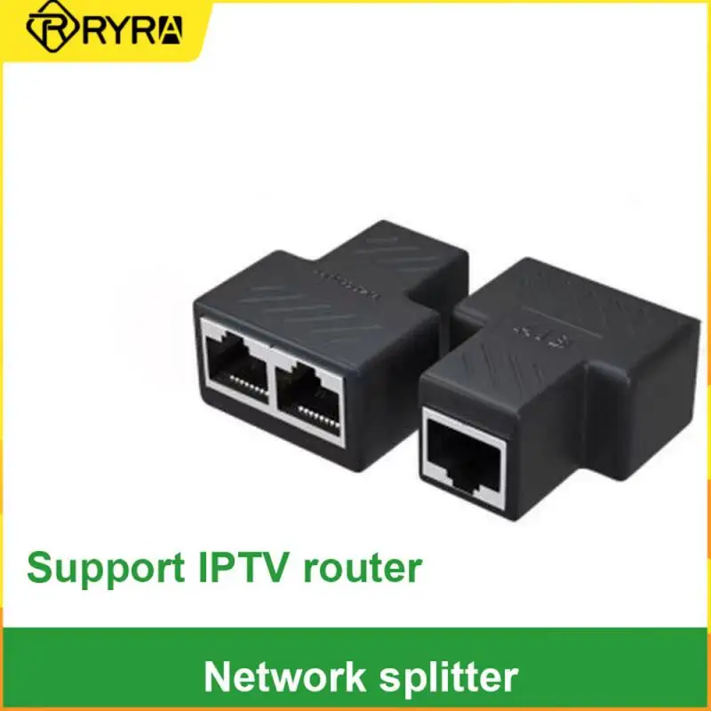 RYRA 2 шт. RJ45 сетевой кабель сплиттер поддержка от 1 до 2 способов LAN Ethernet сетевой кабель RJ45 адаптер для портативных ПК док-станции 
RYRA 2 шт. RJ45 сетевой кабель сплиттер поддержка от 1 до 2 способов LAN Ethernet сетевой кабель RJ45 адаптер для портативных ПК док-станции