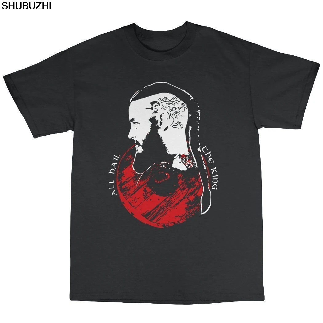 All Hail The King Vikings Inspired T-Shirt Cotton Ragnar Lothbrok Valhalla men brand tee-shirt summer cotton man tshirt
All Hail The King Vikings Inspired T-Shirt Cotton Ragnar Lothbrok Valhalla men brand tee-shirt summer cotton man tshirt