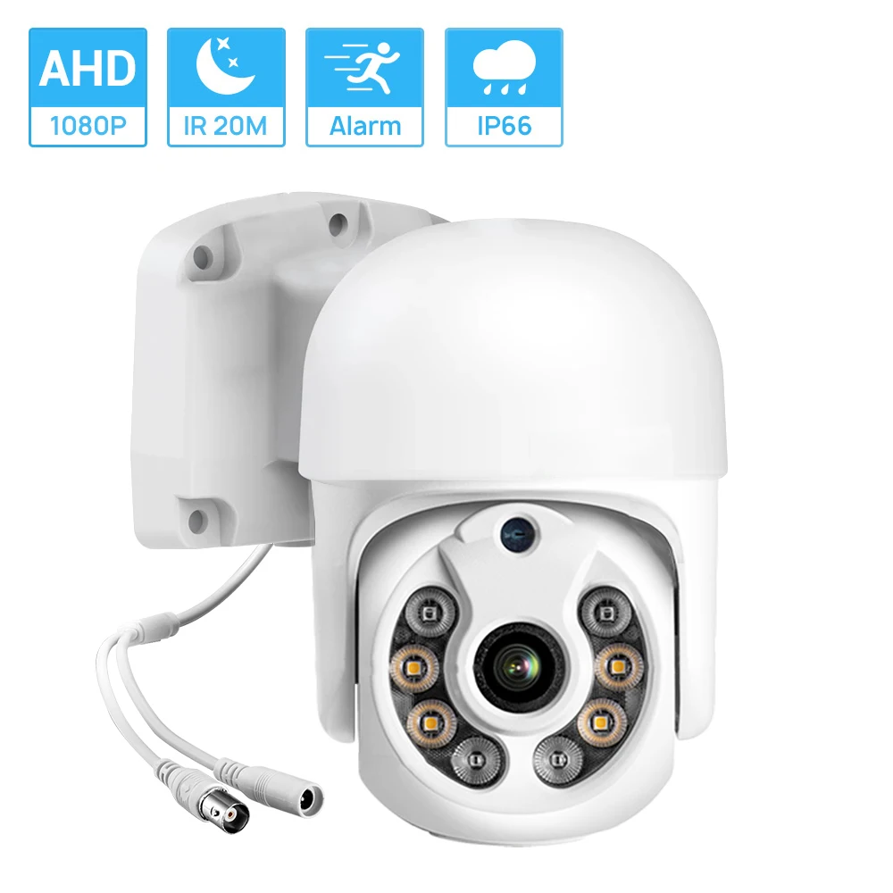 Hamrolte HD 1080P AHD Mini Speed Dome Camera 3.6MM Lens 30M IR Nightvision IP66 Waterproof Outdoor Camera CCTV Surveillance
Hamrolte HD 1080P AHD Mini Speed Dome Camera 3.6MM Lens 30M IR Nightvision IP66 Waterproof Outdoor Camera CCTV Surveillance