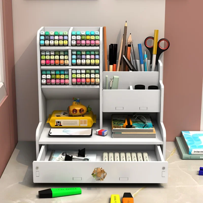 Large Capacity Divided Wooden Plastic Desktop Storage Box with Multifunctional Office Student Stationery Storage Pen Holder
Large Capacity Divided Wooden Plastic Desktop Storage Box with Multifunctional Office Student Stationery Storage Pen Holder