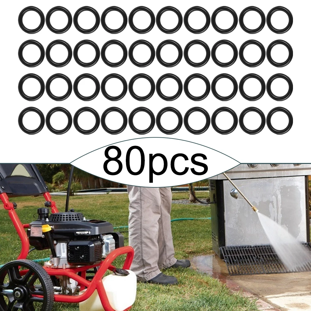 40Pcs 1/4 O-Rings 40Pcs 3/8 O-Rings Rubber High Pressure Seal For Pressure Washer Hose Quick Disconnect Connector Tools
40Pcs 1/4 O-Rings 40Pcs 3/8 O-Rings Rubber High Pressure Seal For Pressure Washer Hose Quick Disconnect Connector Tools
