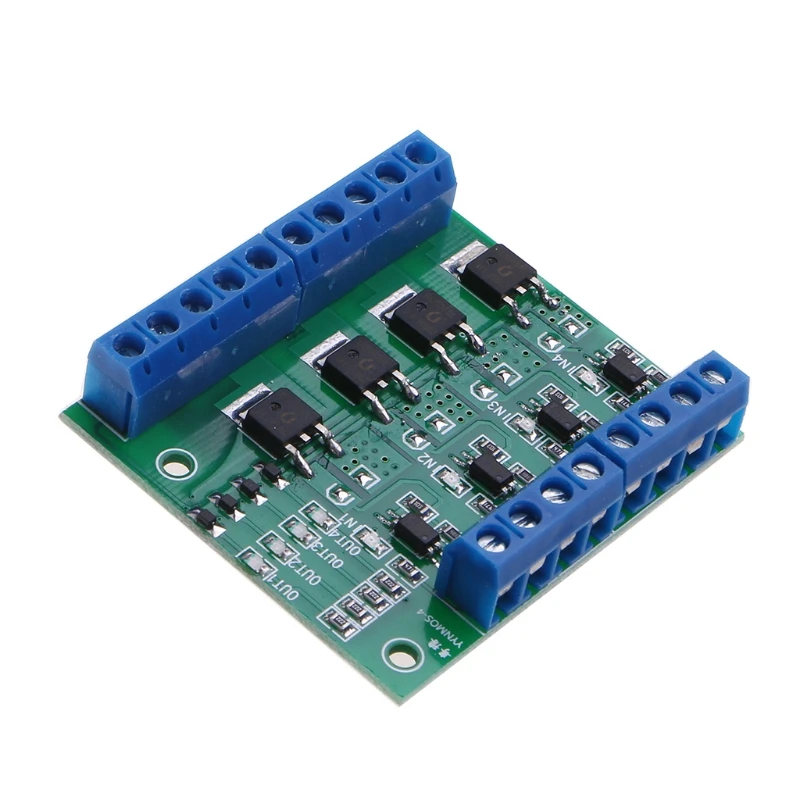 MOS 4-Channel Plc Amplifier Circuit Board PWM Input Steady 3.7-27V DC 10A Circuit Board for Motor LED 4 Way 4ch Diy
MOS 4-Channel Plc Amplifier Circuit Board PWM Input Steady 3.7-27V DC 10A Circuit Board for Motor LED 4 Way 4ch Diy