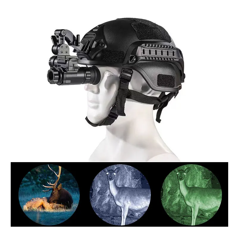 

NVG10 цифровые очки ночного видения, монокулярный шлем для взрослых, с креплением на шлем, HD Инфракрасный цифровой прицел ночного видения