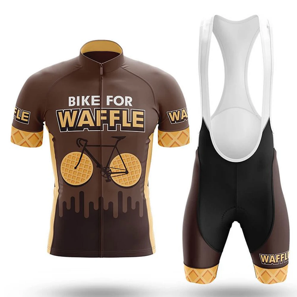 

Велосипедный комплект с вафельным нагрудником, шорты, велосипедная Джерси, велосипедная рубашка с коротким рукавом, одежда для езды на горном велосипеде, горный костюм