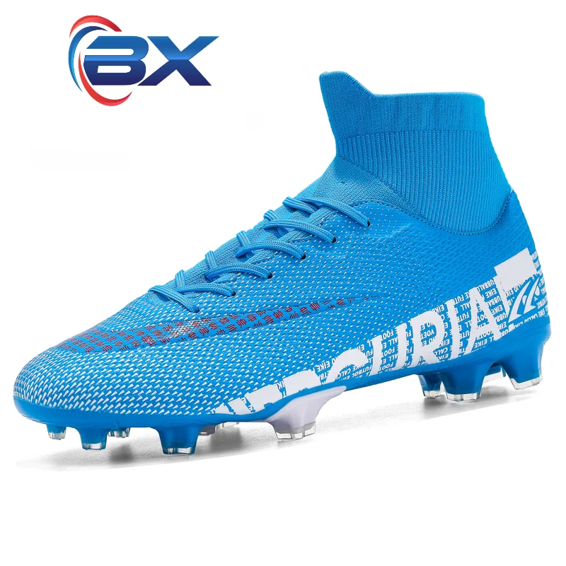 BXBR-Adult Professional FG/TF Soccer Shoes Non-Slip Long Spike Football Boots Young Kids High Ankle Cleats Grass Soccer Sneakers
BXBR-Adult Professional FG/TF Soccer Shoes Non-Slip Long Spike Football Boots Young Kids High Ankle Cleats Grass Soccer Sneakers