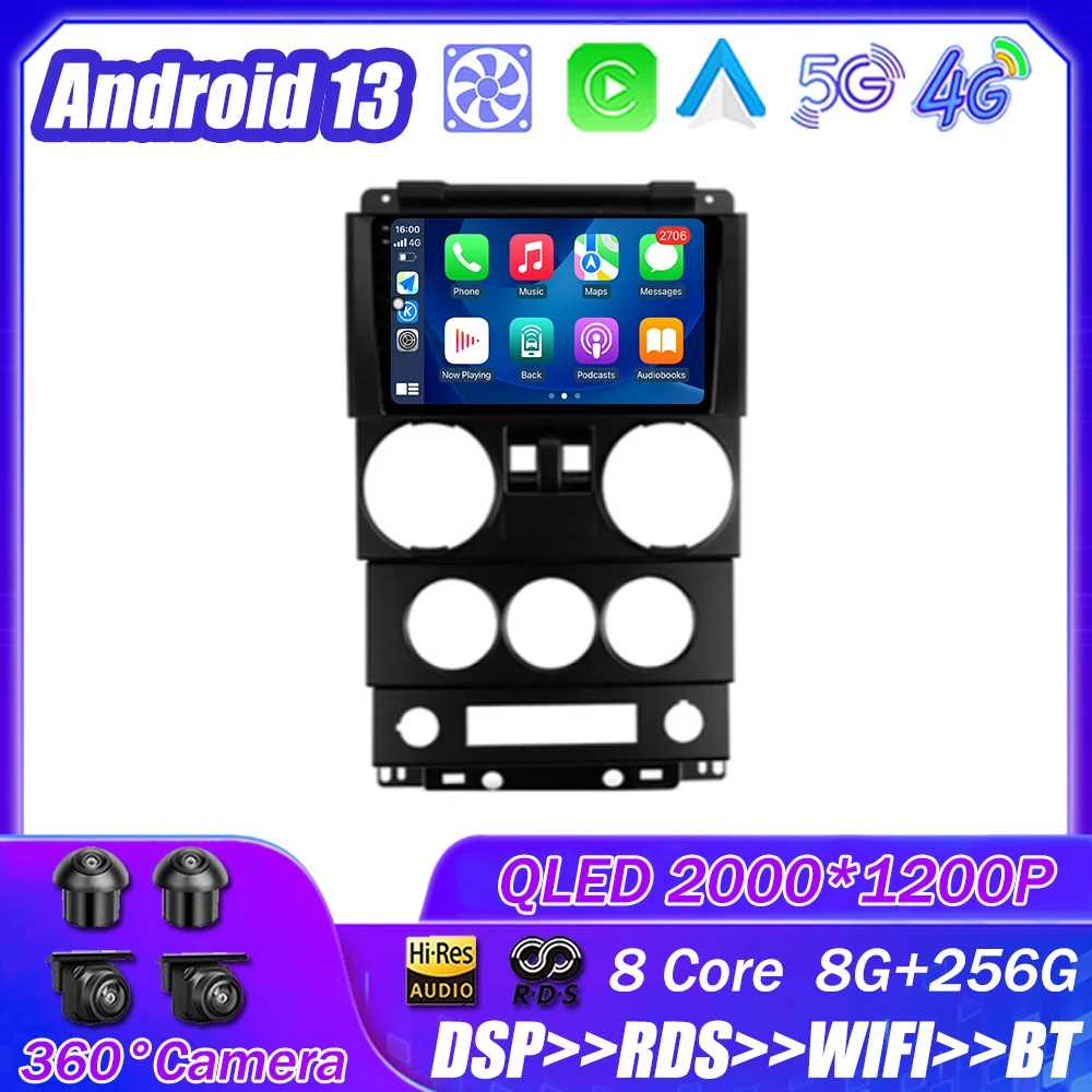 Автомагнитола на Android 13 для Jeep Wrangler 3 JK 2008-2010, мультимедийный проигрыватель с навигацией, стерео, GPS, автомобильное головное устройство № 2DIN, фотомагнитола DSP
Автомагнитола на Android 13 для Jeep Wrangler 3 JK 2008-2010, мультимедийный проигрыватель с навигацией, стерео, GPS, автомобильное головное устройство № 2DIN, фотомагнитола DSP