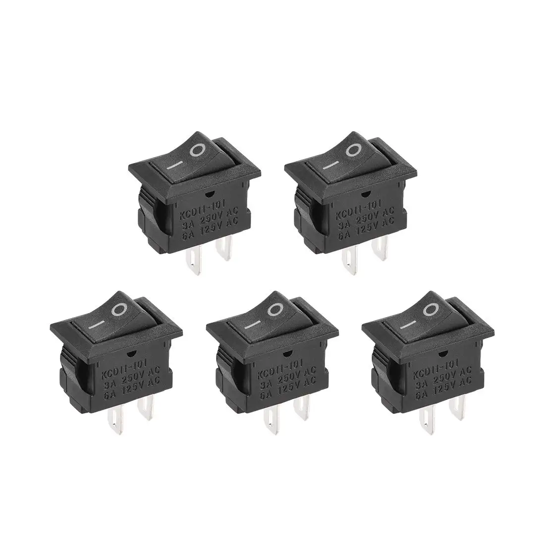 Keszoox SPST Mini Boat Rocker Switch Black Toggle Switch for Boat Marine 2pins ON/Off AC 250V/3A 125V/6A 5pcs
Keszoox SPST Mini Boat Rocker Switch Black Toggle Switch for Boat Marine 2pins ON/Off AC 250V/3A 125V/6A 5pcs