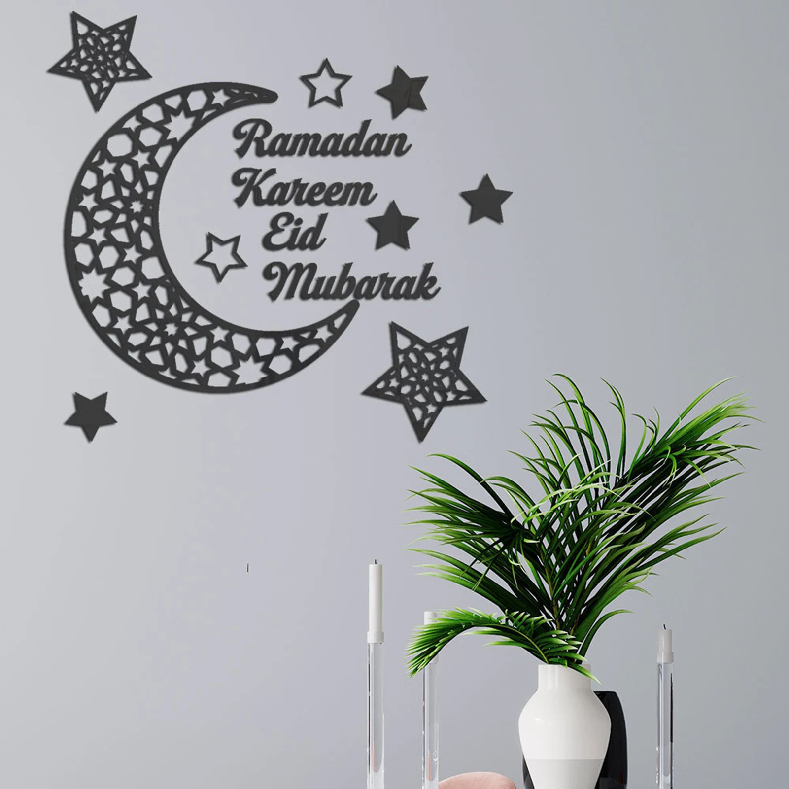 Eid Mubarak Wall Art Decor Eid Al-Fitr Home Ornament Wall Decals Ramadan Kareem Stickers Moon Star Decorations For Party Home
Eid Mubarak Wall Art Decor Eid Al-Fitr Home Ornament Wall Decals Ramadan Kareem Stickers Moon Star Decorations For Party Home