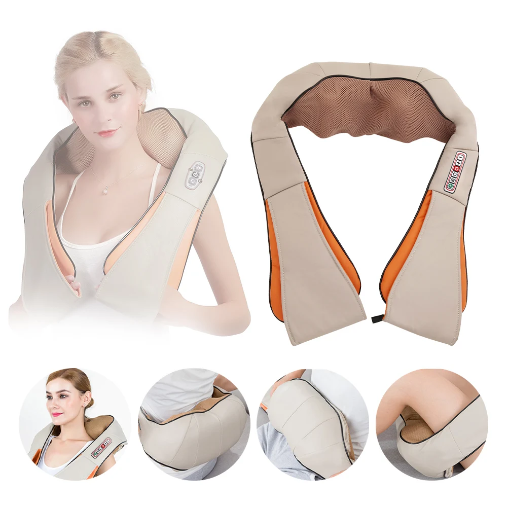 U Shape Neck Massage Shawl 4D Electric Infrared Heat Kneading Cervical Massager Shiatsu Shoulder Back Massage Machine Home Car
U Shape Neck Massage Shawl 4D Electric Infrared Heat Kneading Cervical Massager Shiatsu Shoulder Back Massage Machine Home Car