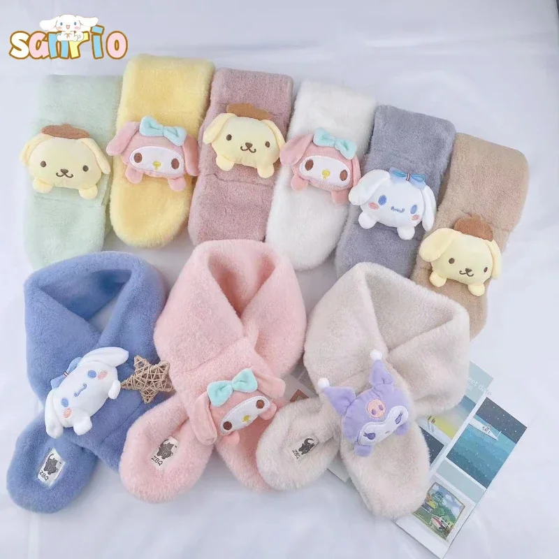 Kawaii Sanrio Cinnamoroll Kuromi Children's Scarf Anime My Melody Pompompurin Autumn Winter Cute Sweet Warm Cold Boy Girl Scarf
Kawaii Sanrio Cinnamoroll Kuromi Children's Scarf Anime My Melody Pompompurin Autumn Winter Cute Sweet Warm Cold Boy Girl Scarf