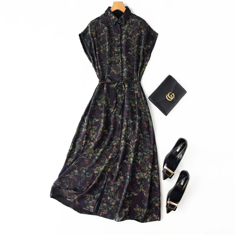 Retro Dress Summer 2022 Natural Silk Chinese Style A-LINE Mid-Calf Raglan Sleeve Turn-down Collar Print Poplin
Retro Dress Summer 2022 Natural Silk Chinese Style A-LINE Mid-Calf Raglan Sleeve Turn-down Collar Print Poplin