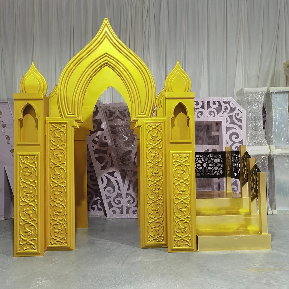 Amazing Luxury Huge Decoration Pavilion Wedding Shiny Gold Gazebo Custom Backdrop For Party Events
Amazing Luxury Huge Decoration Pavilion Wedding Shiny Gold Gazebo Custom Backdrop For Party Events