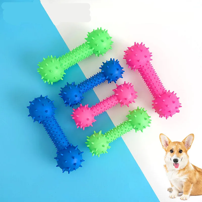 New Dog Chew Toys Animal Squeaky Toy Barbell Bite Resistant Puppy Rubber Toy Teeth Cleaning Interactive Dog Toys Pet Supplies
New Dog Chew Toys Animal Squeaky Toy Barbell Bite Resistant Puppy Rubber Toy Teeth Cleaning Interactive Dog Toys Pet Supplies