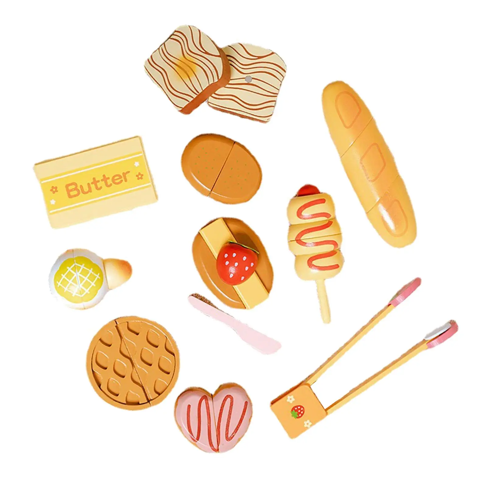 Wooden Cutting Food Set Educational Toy Playset Accessories Cutting Pretend Food Toys for Children Kids Toddler
Wooden Cutting Food Set Educational Toy Playset Accessories Cutting Pretend Food Toys for Children Kids Toddler