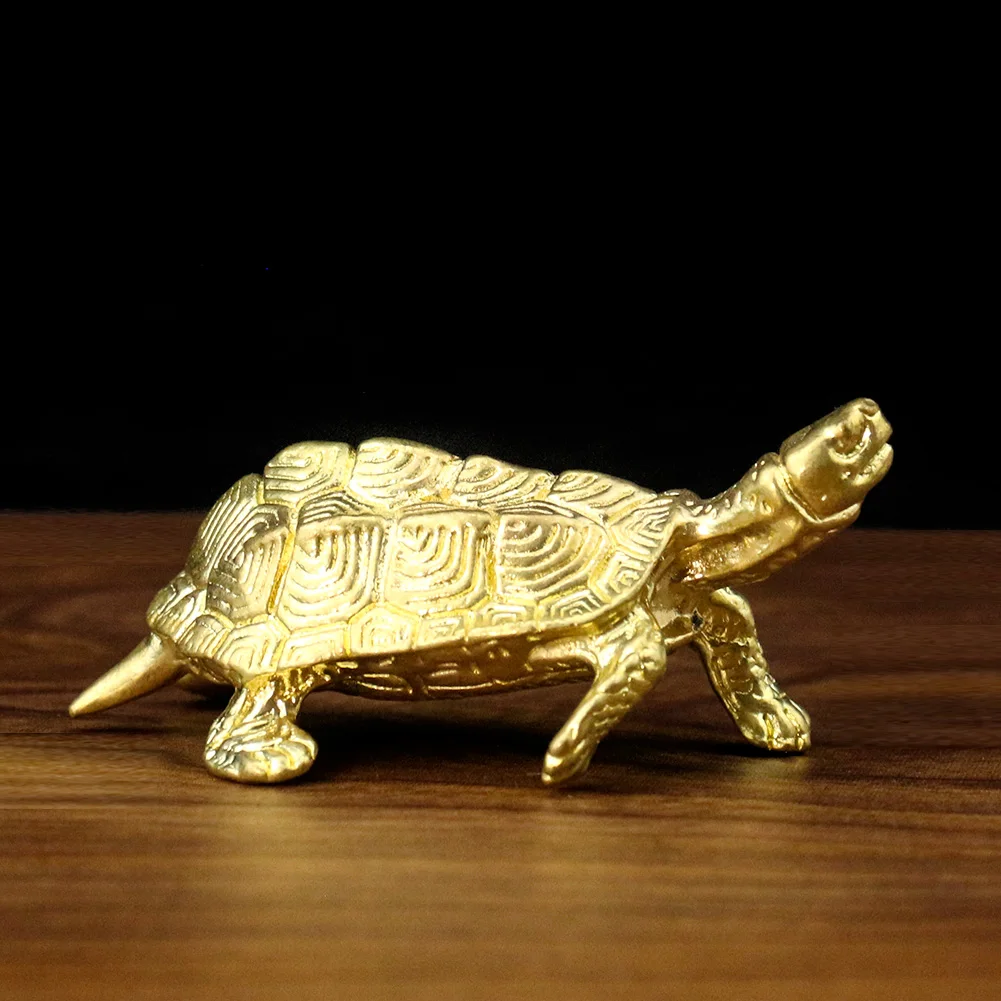 Golden Brass Solid Copper Turtle Animal Tortoise Metal Crafts Ornament Kung Fu Tea Pet Set Paperweight Fortune Mascot Desk Decor
Golden Brass Solid Copper Turtle Animal Tortoise Metal Crafts Ornament Kung Fu Tea Pet Set Paperweight Fortune Mascot Desk Decor