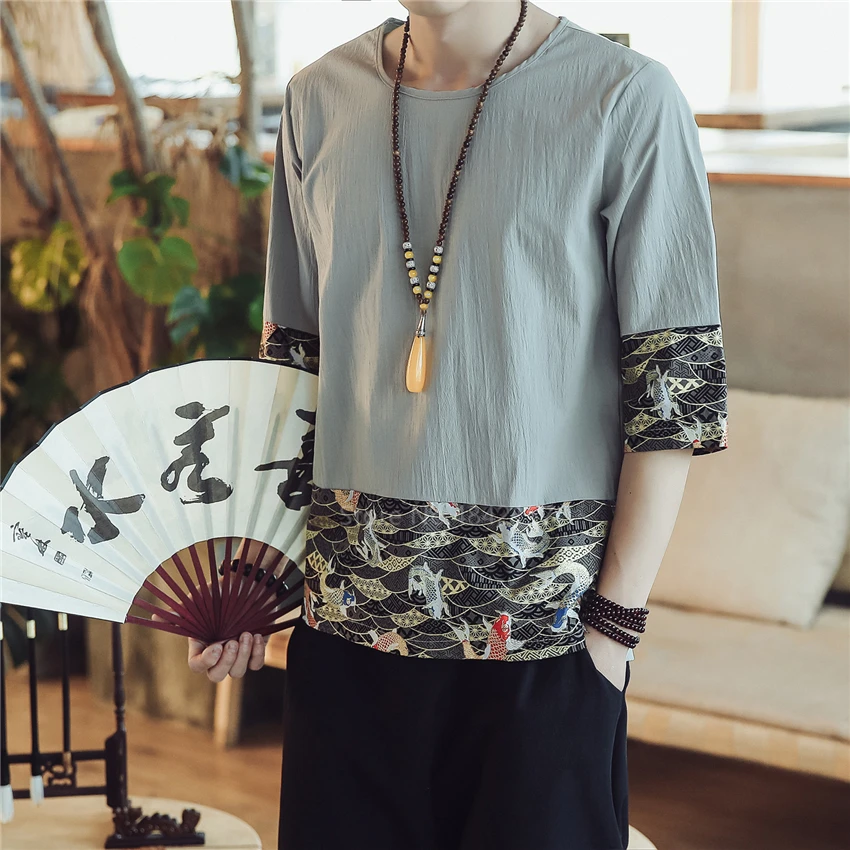 Richkeda Store Vintage Shirts Embroidery Chinese Top Cotton Linen Carp Kung Fu Hanfu Traditional Chinese Clothing For Men Blouse
Richkeda Store Vintage Shirts Embroidery Chinese Top Cotton Linen Carp Kung Fu Hanfu Traditional Chinese Clothing For Men Blouse