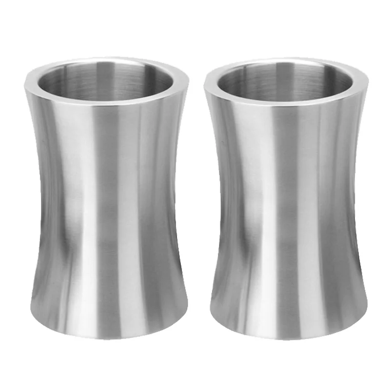 2 Pack Wine Bottle Cooler Bucket,Double Wall Insulated Stainless Steel Ice Bucket Champagne Bucket Bar Accessories
2 Pack Wine Bottle Cooler Bucket,Double Wall Insulated Stainless Steel Ice Bucket Champagne Bucket Bar Accessories