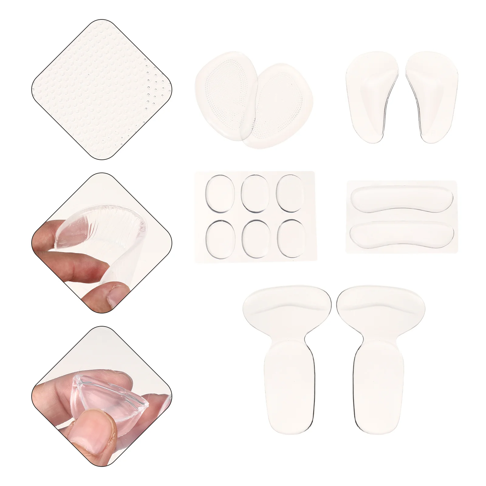 14 Pcs Shoe Inserts Front Heel Cushions Heel Liners Foot Cushions for Lady Woman
14 Pcs Shoe Inserts Front Heel Cushions Heel Liners Foot Cushions for Lady Woman