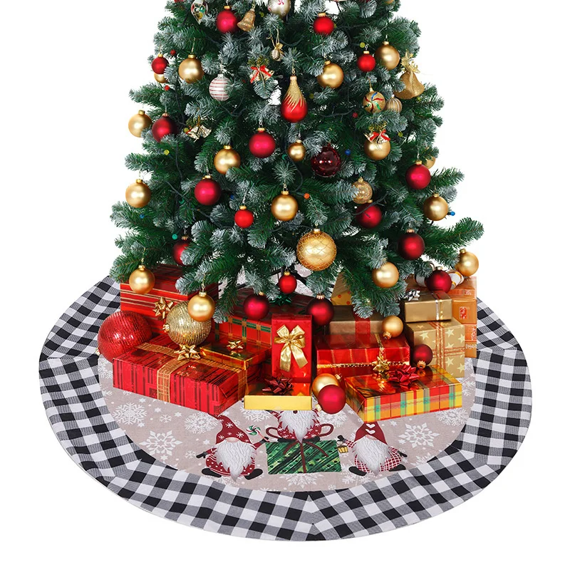 

Юбка в виде рождественской елки Elf, рождественские украшения для дома на Рождество 2023, рождественские подарки, украшения на Новый год 2024