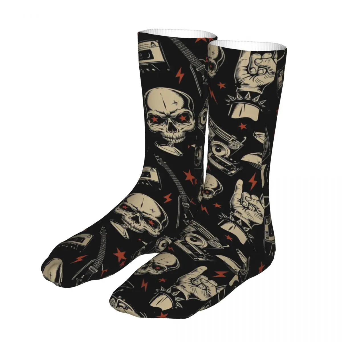 Женские спортивные носки в стиле ретро из тяжелого металла, хлопковые носки в стиле Happy Rock Roll Music для женщин
Женские спортивные носки в стиле ретро из тяжелого металла, хлопковые носки в стиле Happy Rock Roll Music для женщин