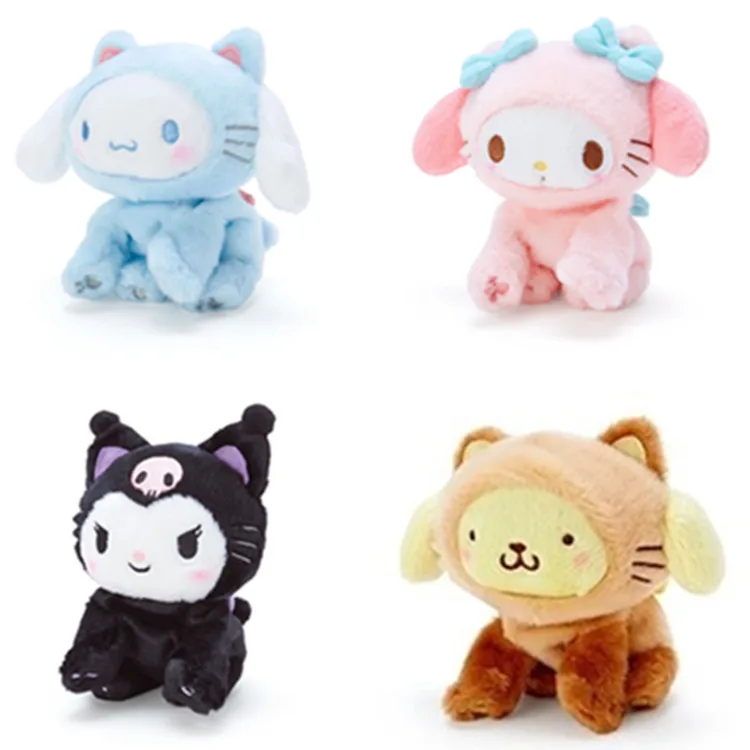 Kawaii Sanrioed Anime Cartoon series Kuromi Cinnamoroll My melody Pudding dog Creative cute pink girl heart plush toy pendant
Kawaii Sanrioed Anime Cartoon series Kuromi Cinnamoroll My melody Pudding dog Creative cute pink girl heart plush toy pendant