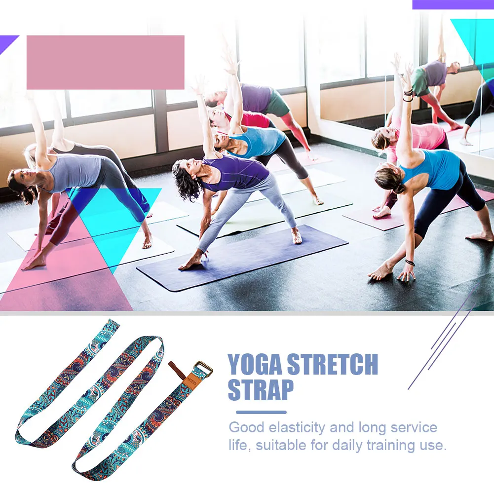 Yoga Strap Fitness Rope D-Ring Belts Colored Printed Adjustable Yoga Belt Yoga Stretch Belt Washable Sport Stretch Strap Props
Yoga Strap Fitness Rope D-Ring Belts Colored Printed Adjustable Yoga Belt Yoga Stretch Belt Washable Sport Stretch Strap Props