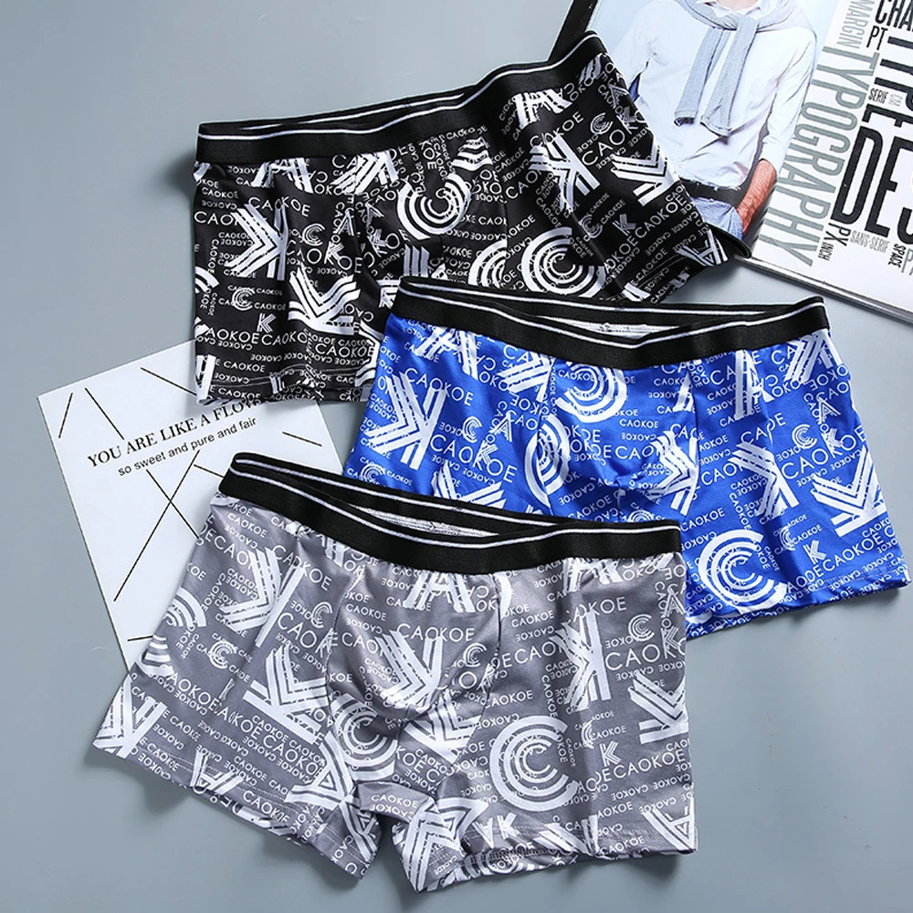 Men Printed Boxer Trunks Men'S Underwear Bulge Pouch Underpants Breathable Shorts Comfy Soft Elastic U Convex Panties
Men Printed Boxer Trunks Men'S Underwear Bulge Pouch Underpants Breathable Shorts Comfy Soft Elastic U Convex Panties