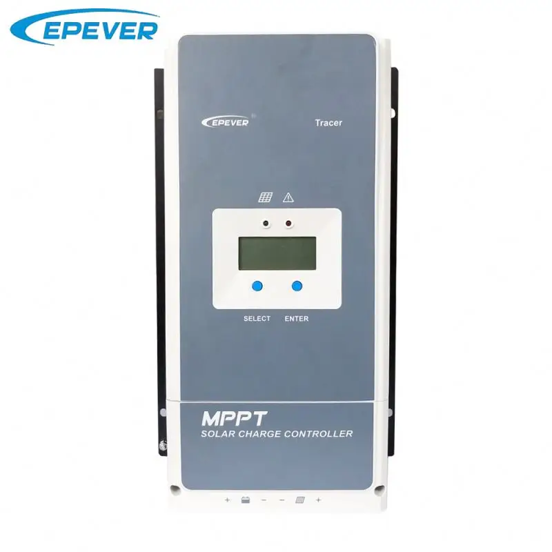 

EPever EPsolar 100A MPPT Solar Charge Controller 12V 24V 36V 48V with Max 200V PV Input EPever MPPT Tracer 10420AN