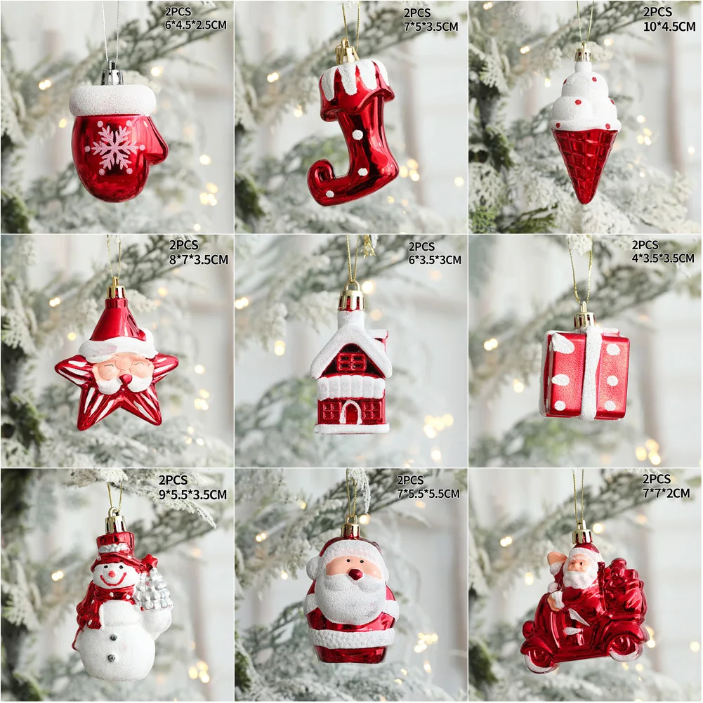 2PCS Christmas Ornaments Creative Xmas Tree Hanging Decorations Ice Cream Snowman House Five-pointed Star Hanging Pendant Gifts
2PCS Christmas Ornaments Creative Xmas Tree Hanging Decorations Ice Cream Snowman House Five-pointed Star Hanging Pendant Gifts