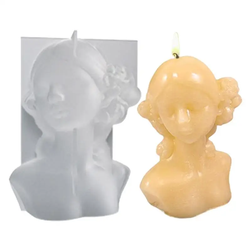 Candle Molds For Candle Making 3D Eyes Closed Girl Silicone Molds DIY Blindfolded Girl Plaster Cement Resin Handmade Soap Molds
Candle Molds For Candle Making 3D Eyes Closed Girl Silicone Molds DIY Blindfolded Girl Plaster Cement Resin Handmade Soap Molds