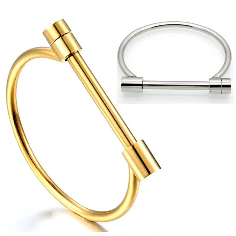 Fashion Luxury Famous Brand Jewelry Love Screw Cuff Bracelet For Women Gold Color Stainless Steel Bracelets & Bangles Wholesale
Fashion Luxury Famous Brand Jewelry Love Screw Cuff Bracelet For Women Gold Color Stainless Steel Bracelets & Bangles Wholesale