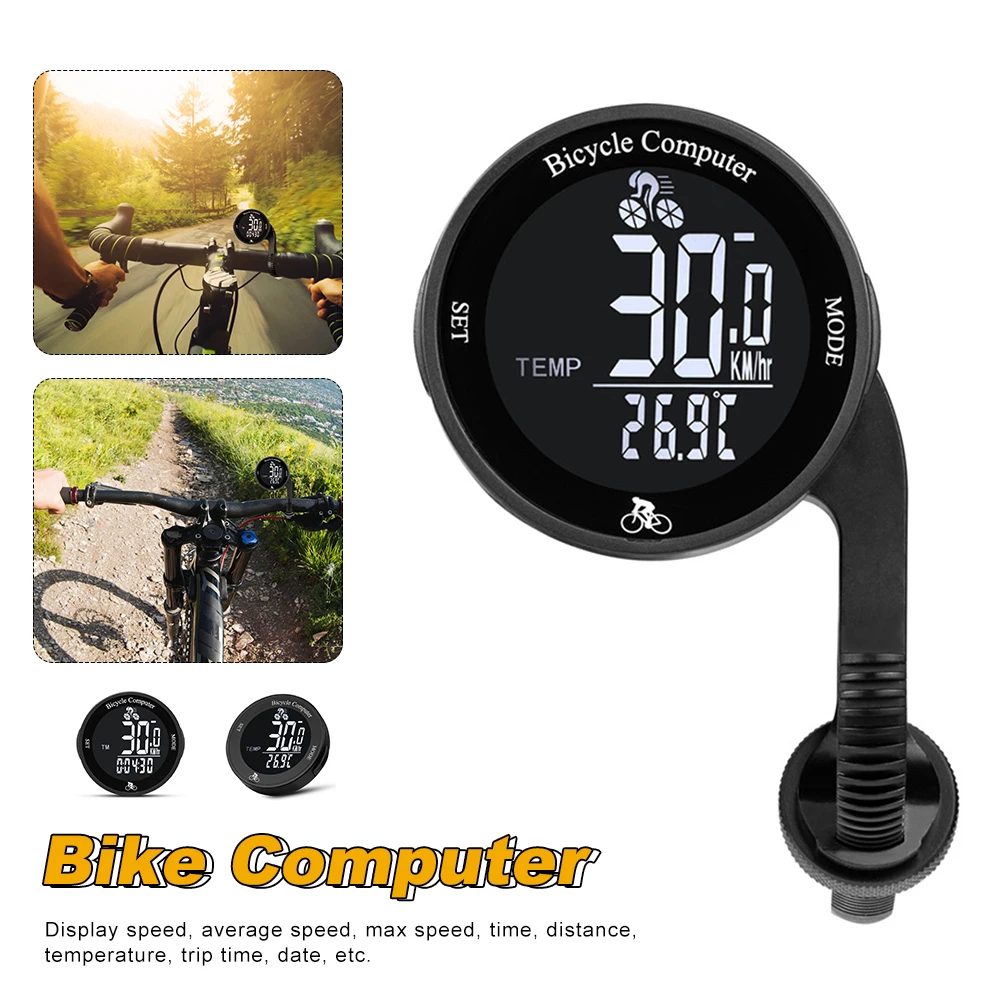 Wireless Bike Computer Waterproof Bicycle Odometer Multi Functional LCD Screen Cycling Speedometer Mountain Bike Speedo Meter
Wireless Bike Computer Waterproof Bicycle Odometer Multi Functional LCD Screen Cycling Speedometer Mountain Bike Speedo Meter