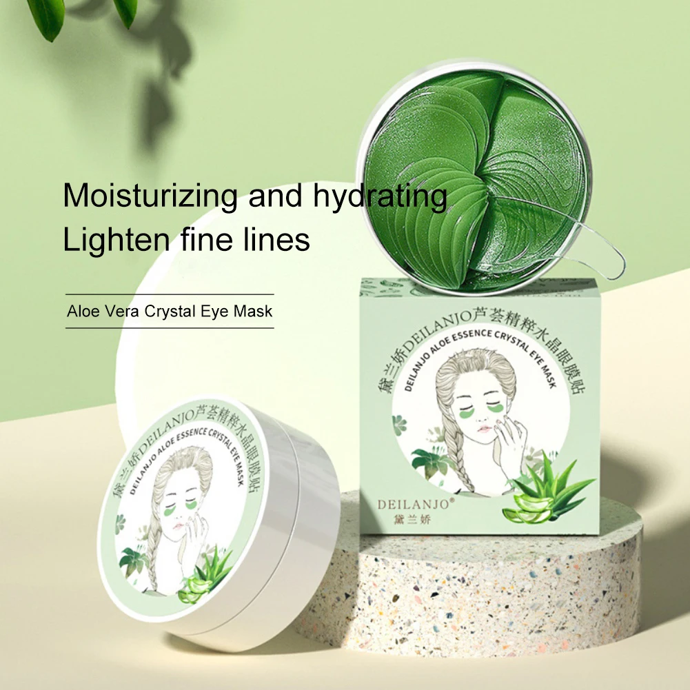 Aloe Vera Eyes Masks Collagen Eye Mask Natural Moisturizing Eye Patches Remove Dark Circles Anti-Age Anti-Wrinkle Eye Care
Aloe Vera Eyes Masks Collagen Eye Mask Natural Moisturizing Eye Patches Remove Dark Circles Anti-Age Anti-Wrinkle Eye Care