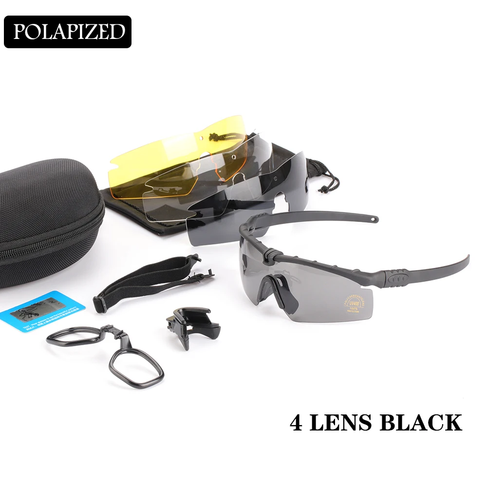 NEW Military Glasses UV400 Glasses Military Goggles Riding Eyewear With 3 Lenses Original Box Men's Outdoor Shooting Glasses
NEW Military Glasses UV400 Glasses Military Goggles Riding Eyewear With 3 Lenses Original Box Men's Outdoor Shooting Glasses