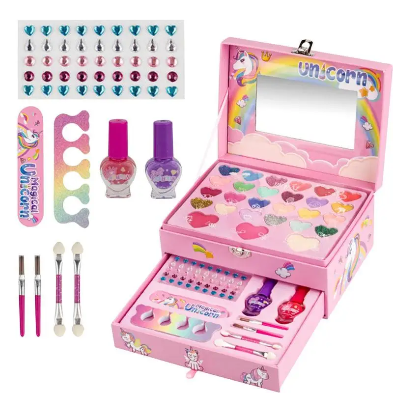 1 Set Washable Princess Play Makeup Set Girls Real Makeup Kit Kids Safety Nontoxic Nail Polish Pretend Play Birthday For Kids
1 Set Washable Princess Play Makeup Set Girls Real Makeup Kit Kids Safety Nontoxic Nail Polish Pretend Play Birthday For Kids