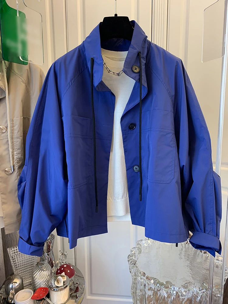 SuperAen Stand Collar Loose Casual Trench Coat Women Korean Design Autumn 2023 Long Sleeve Jackets for Women
SuperAen Stand Collar Loose Casual Trench Coat Women Korean Design Autumn 2023 Long Sleeve Jackets for Women
