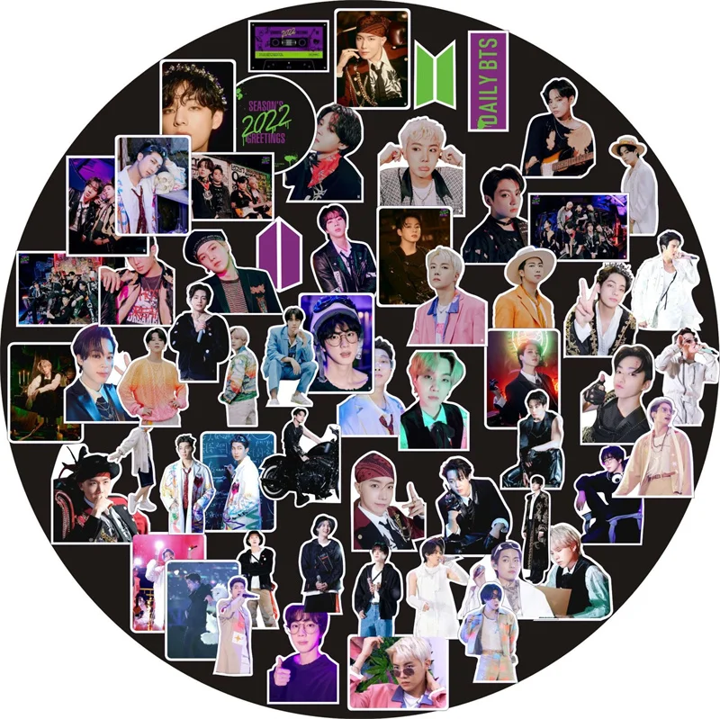 60Pcs/Set Kpop Bangtan Boys New Album 2022 Season's Greetings Team Stickers For Refrigerator Helmet DIY Gift Collection Stickers
60Pcs/Set Kpop Bangtan Boys New Album 2022 Season's Greetings Team Stickers For Refrigerator Helmet DIY Gift Collection Stickers