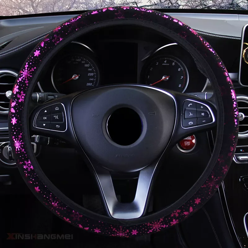 High Quality Steering Wheel Cover Shiny Snowflake 14.5 Inches To 15 Inches In Diameter Car Accessories Universal 5 Colors
High Quality Steering Wheel Cover Shiny Snowflake 14.5 Inches To 15 Inches In Diameter Car Accessories Universal 5 Colors