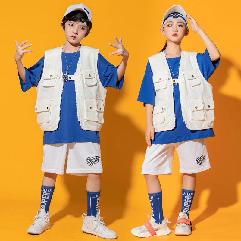 Children's Hip Hop Hiphop Suit Summer Boys' Fashion Show Girls' Jazz Dance Suit 
Children's Hip Hop Hiphop Suit Summer Boys' Fashion Show Girls' Jazz Dance Suit