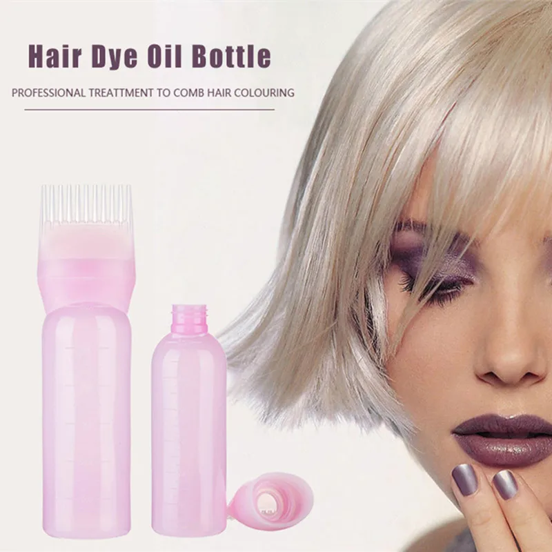 120ML Multicolor Hair Dye Filling Bottle Applicator with Graduated Comb Dispensing Salon Hair Coloring Hairdressing Styling Tool
120ML Multicolor Hair Dye Filling Bottle Applicator with Graduated Comb Dispensing Salon Hair Coloring Hairdressing Styling Tool