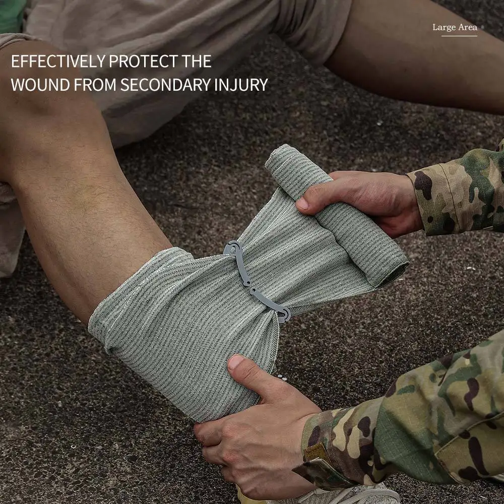 

Outdoors Tourniquet Trauma Kit First Aid Hemostatic Survival Tactical Combat Medical Dressing Sterile Roll Israel Bandage Hiking
