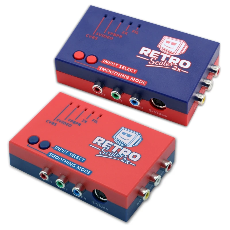 E65A A/V to HDMI-compatible Converter & Line-doubler forPS2Game Console Red/Blue
E65A A/V to HDMI-compatible Converter & Line-doubler forPS2Game Console Red/Blue
